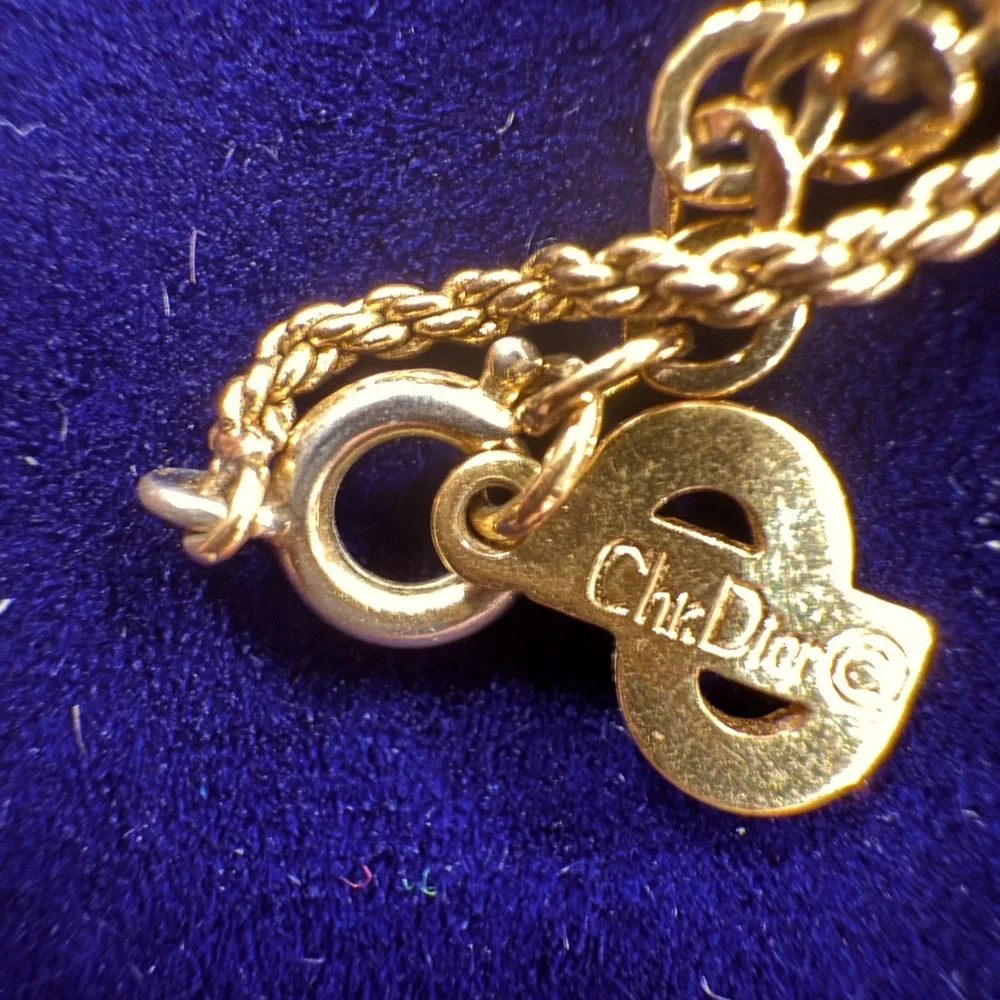 Christian Dior Gold Rope Chain Necklace - Picture 4 of 4